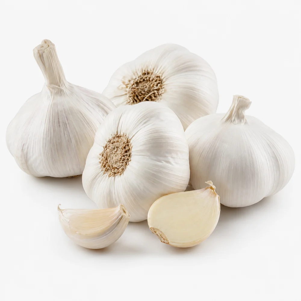 Ajo blanco limpio
